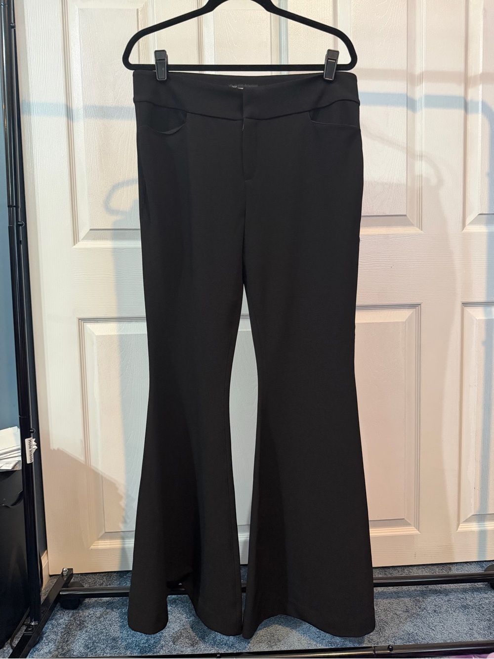 INC International Concepts Black Flare Pants NWT